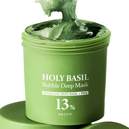 Holy Basil Sparkling Bubble Clay Mask