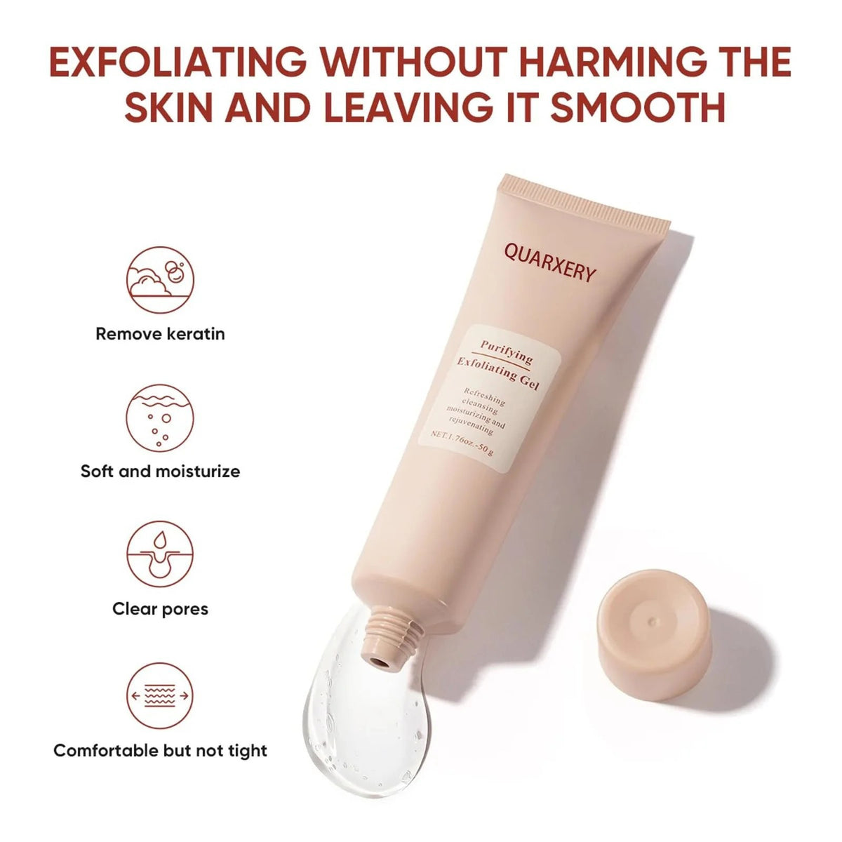 Cleansing exfoliating gel